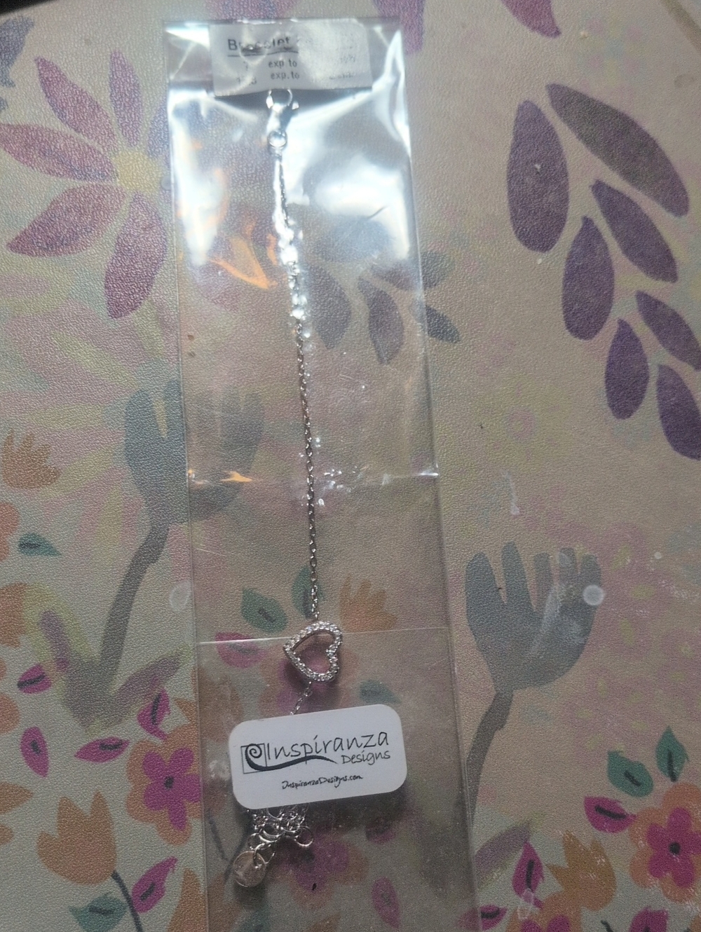 Silver Heart Pendant Bracelet - Sterling Silver